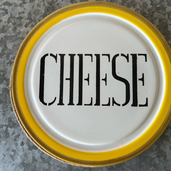 VTG Italian cheese plate ceramic mid-century Baldelli - Picture 3 of 9